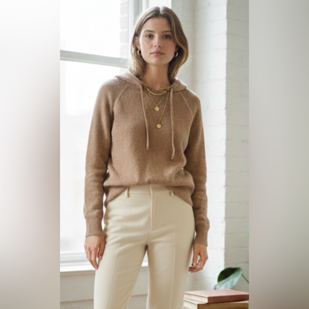 Garnet Hill 100% cashmere sweater. Size M but not true to size fits XS to S.